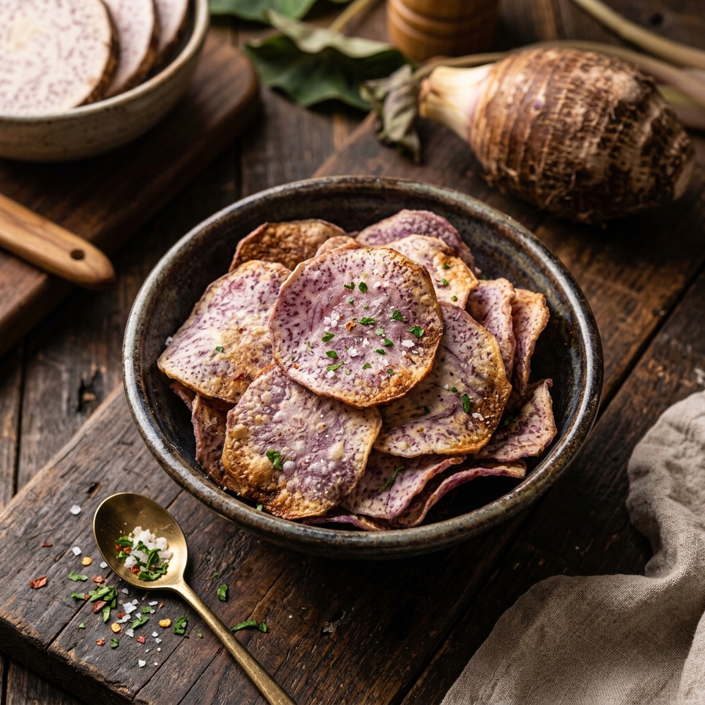 Keripik Talas Ungu